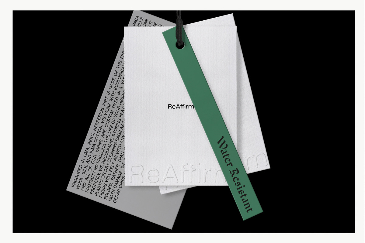 Minimal Fashion Hang Tag Mockup Set, a Mockup by ReAffirm (Photo 4 of 6)