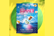 Summer Beach Party PSD Flyers, a Flyer Template by UInstrument (Thumbnail 1 of 2)