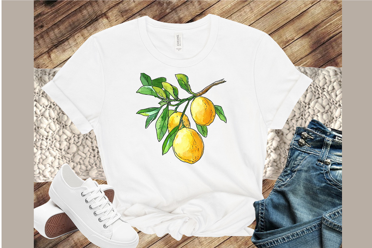 Summer Lemons Clipart, an Illustration by Sublimation Artist (Photo 4 of 6)