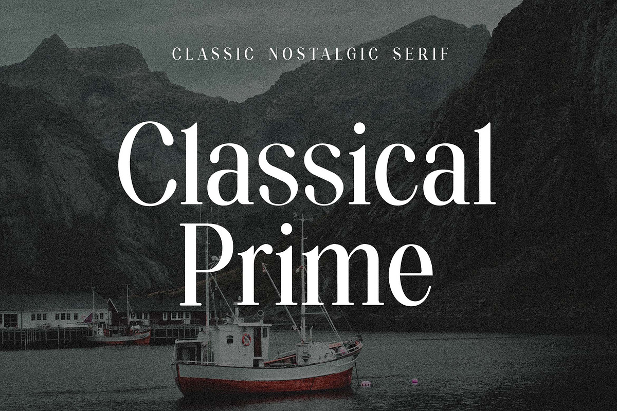 Classical Prime Nostalgic Serif Font, a Serif Font by UICreative (Photo 1 of 13)