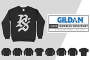 Gildan 18000 Crewneck Sweatshirt, a Shirt Mockup by Pixel Sauce™ (Thumbnail 1 of 7)