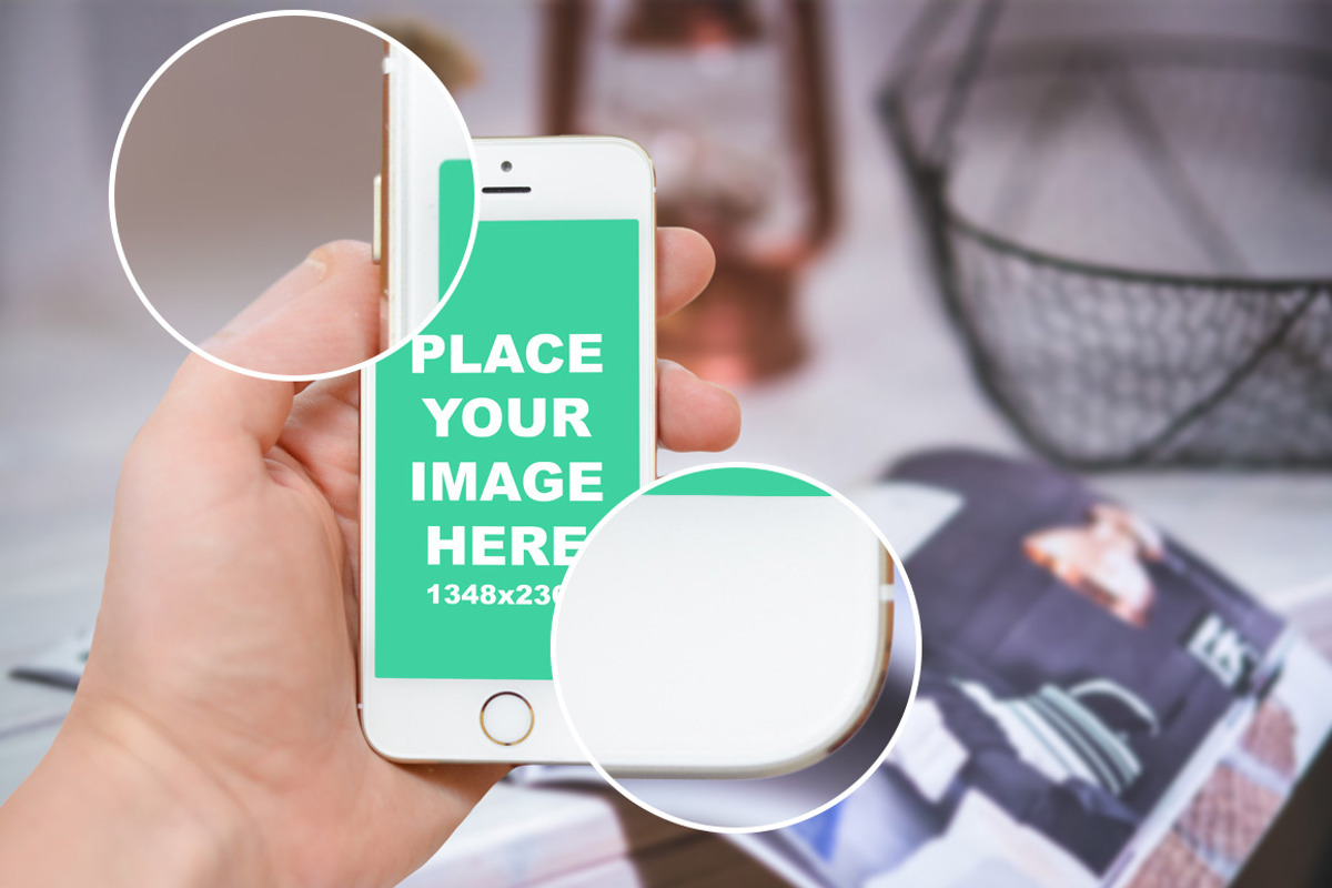 iPhone6 Mockup-Changeable Background, an iPhone Mockup by Made by Mancie (Photo 3 of 5)