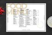 Landscape Restaurant Menu Template, a Flyer Template by BrandPacks (Thumbnail 2 of 4)