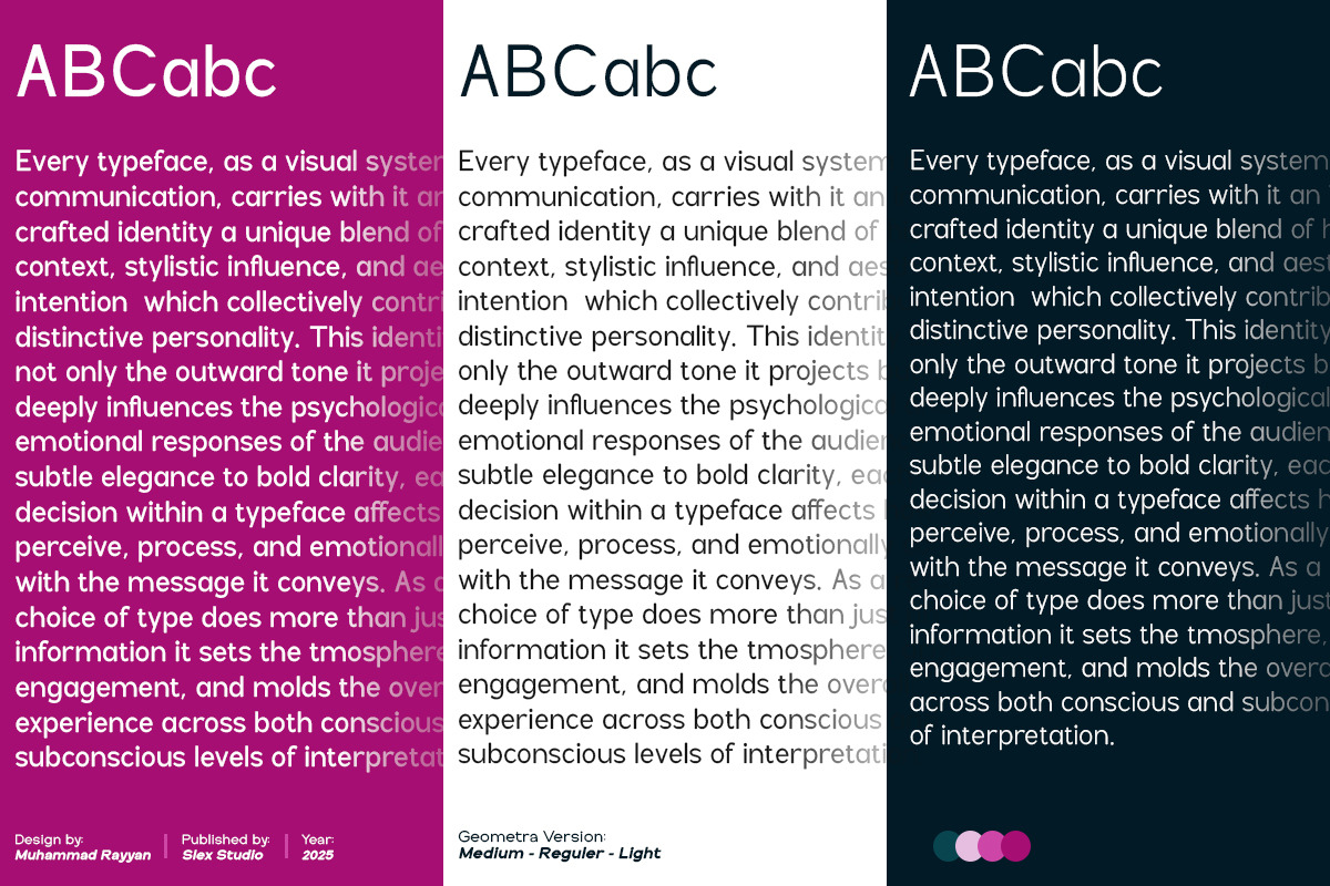 Geometra Sans, a Sans Serif Font by Slex Studio (Photo 11 of 11)