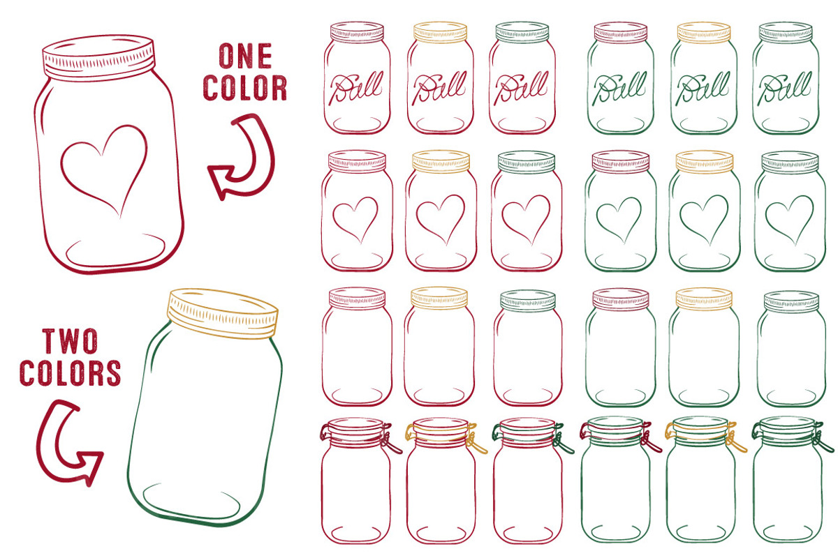Christmas Jar Vectors & Clipart, an Illustration by Amanda Ilkov (Photo 3 of 4)