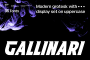 Gallinari - Modern Grotesk 36 Fonts, a Sans Serif Font by Jehoo Creative (Thumbnail 1 of 14)