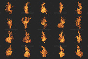 Fire Photoshop Brushes, a Brush Add-On by SimplDesign (Thumbnail 2 of 3)