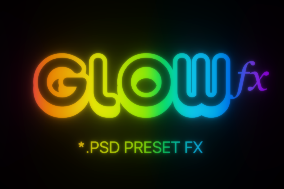 Photoshop's - RM Glow FX PSD, a Mockup by R M (Photo 1 of 5)