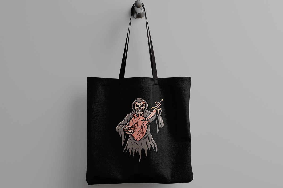 Grim Reaper with Heart, an Object Illustration by nomlimo.com (Photo 2 of 3)