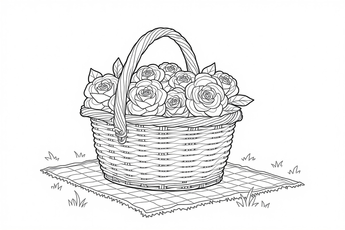Flower Basket Bundle, an Illustration by musafir_fashion (Photo 6 of 9)
