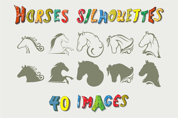 Horses Silhouettes