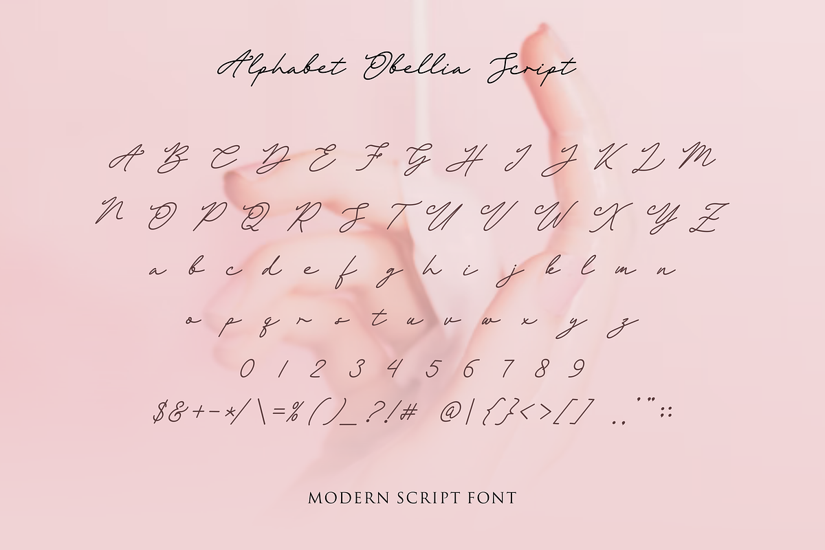 Obelia Script Font, a Handwritten Font by Onotype (Photo 3 of 3)