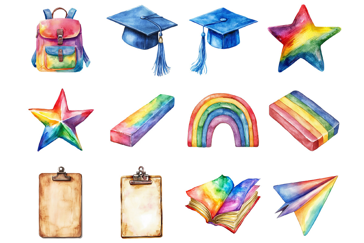Teaching Material Clipart, a Graphic by CitraGraphics (Photo 3 of 4)