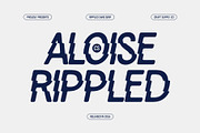 CS Aloise Rippled, a Sans Serif Font by Craft Supply Co. (Thumbnail 1 of 8)