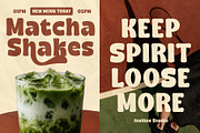Thread Casuals - Retro Display Font, a Sans Serif Font by Inviline.co (Thumbnail 4 of 10)