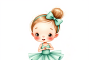 Ballerina Clipart Bundle, a Person Illustration by PLUM&FIGS (Thumbnail 4 of 13)