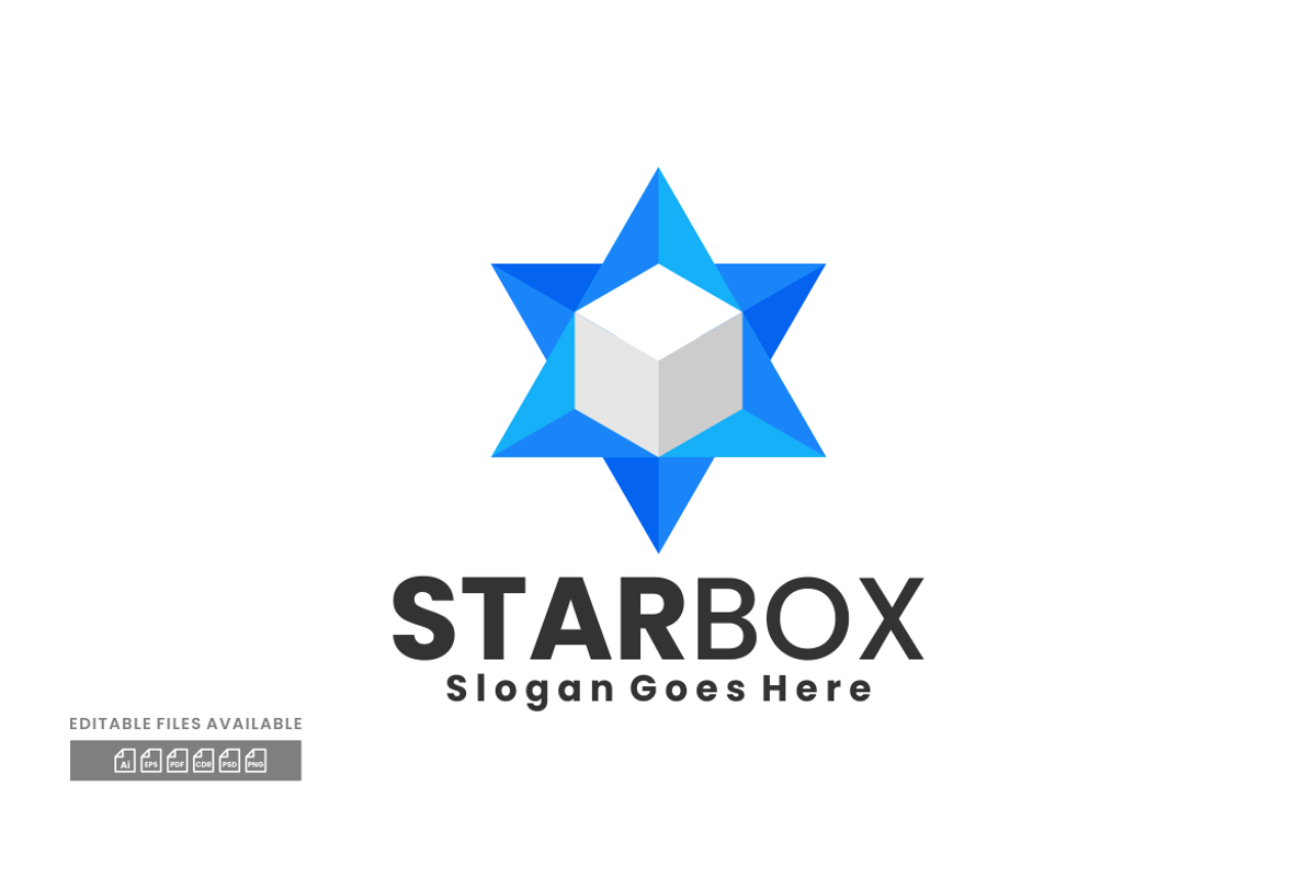 Star Box Gradient Colorful Logo, a Branding & Logo Template by ivan_artnivora