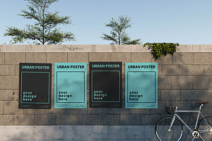 Urban Poster Vol.03 - Mockup VR