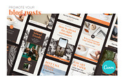 Canva Blog & Pinterest Templates, a Social Media Template by Andimaginary Creative Co. (Thumbnail 3 of 9)