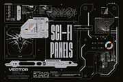 Sci-Fi Panels Vector Pack, an Object Graphic by MiksKS (Thumbnail 1 of 12)