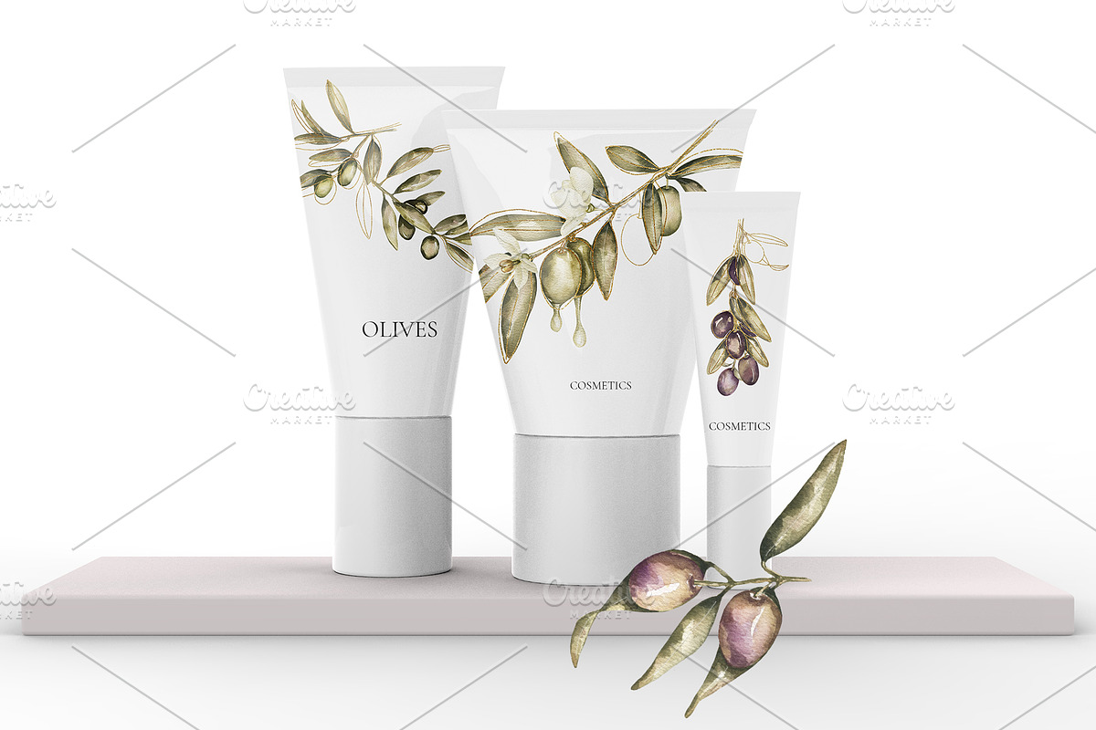 Watercolor Olives collection, a Graphic by MayaNavits (Photo 5 of 25)