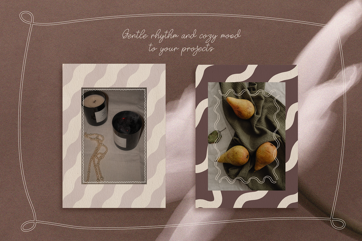 Wavy & Line Backgrounds, Frames, a Background Graphic by Animoon (Photo 11 of 20)