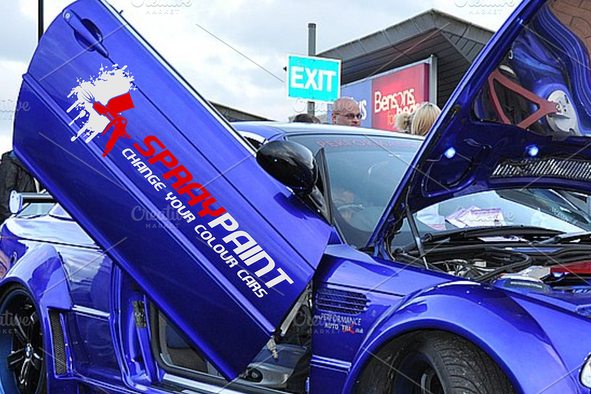 SPRAY PAINT CARS, a Branding & Logo Template by Dante art12 (Photo 3 of 3)