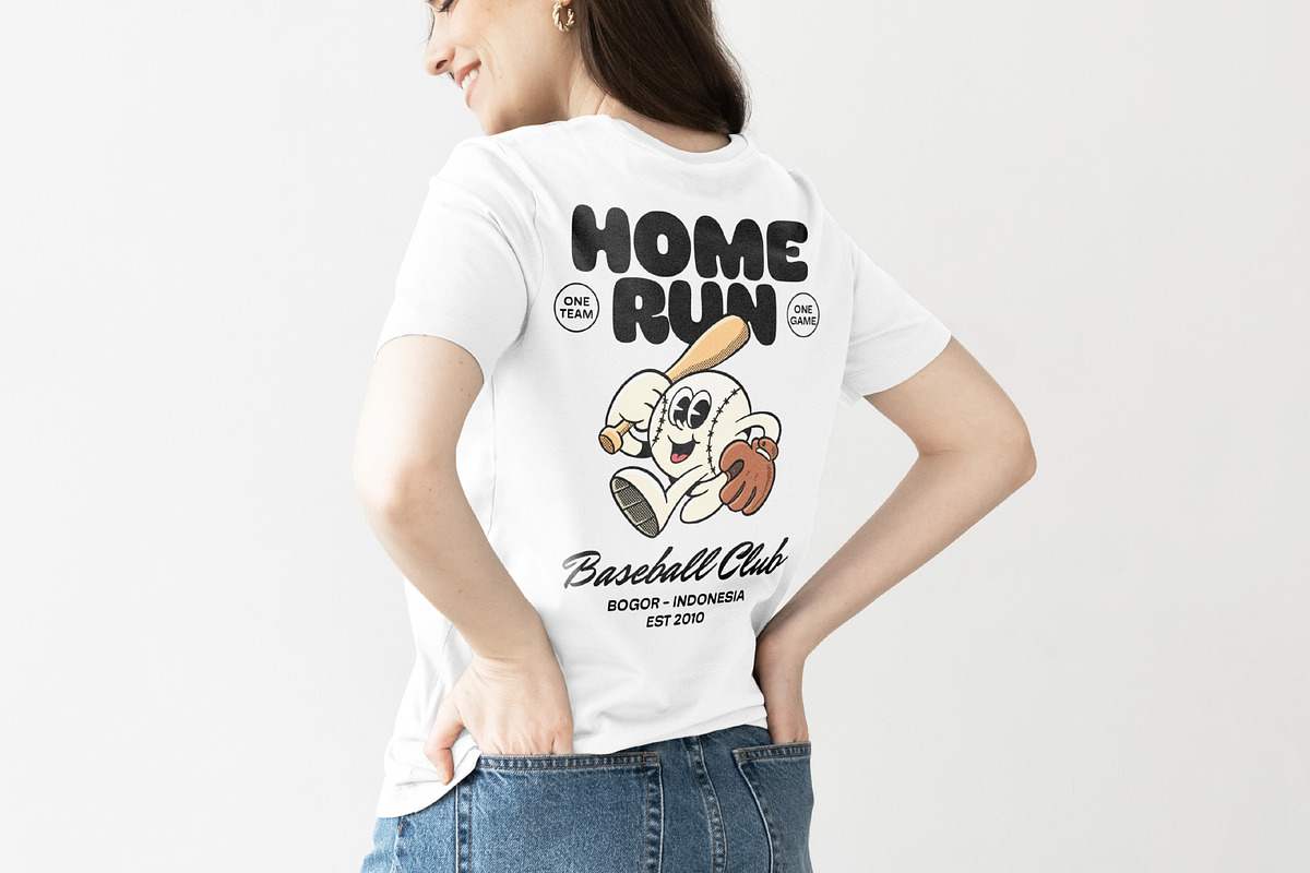 Retro Sports Mascot Illustrations, an Object Graphic by Ludere Studios (Photo 5 of 8)