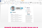 Resume, a Resume Template by Graphicalark (Thumbnail 2 of 5)