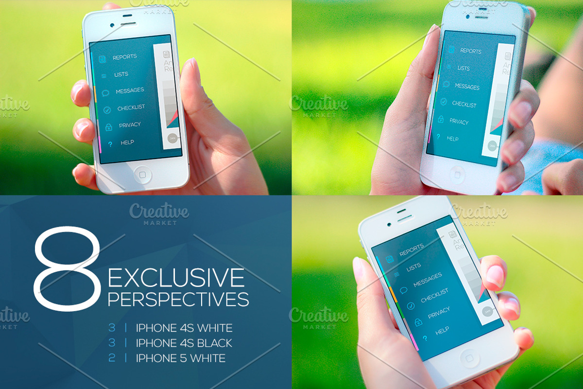 Photorealistic iPhone Mockup, an iPhone Mockup by Yoopy Images (Photo 2 of 5)