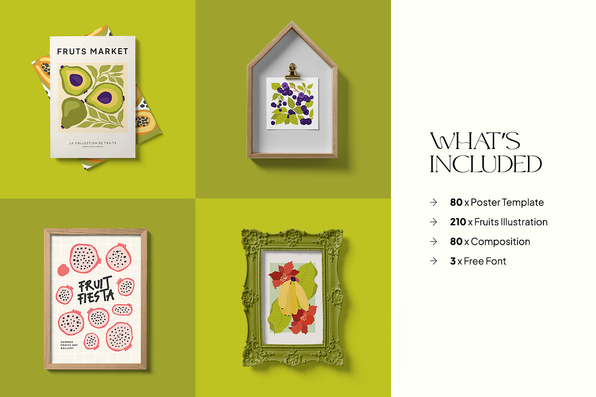 Summer Fruits | Wall Art Collection, an Object Graphic by Leleka.Store (Photo 3 of 20)