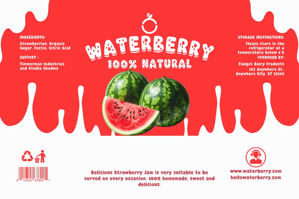 Watermelon Splash - SVG Font, a Handwritten Font by Wellscript Studio (Photo 4 of 16)