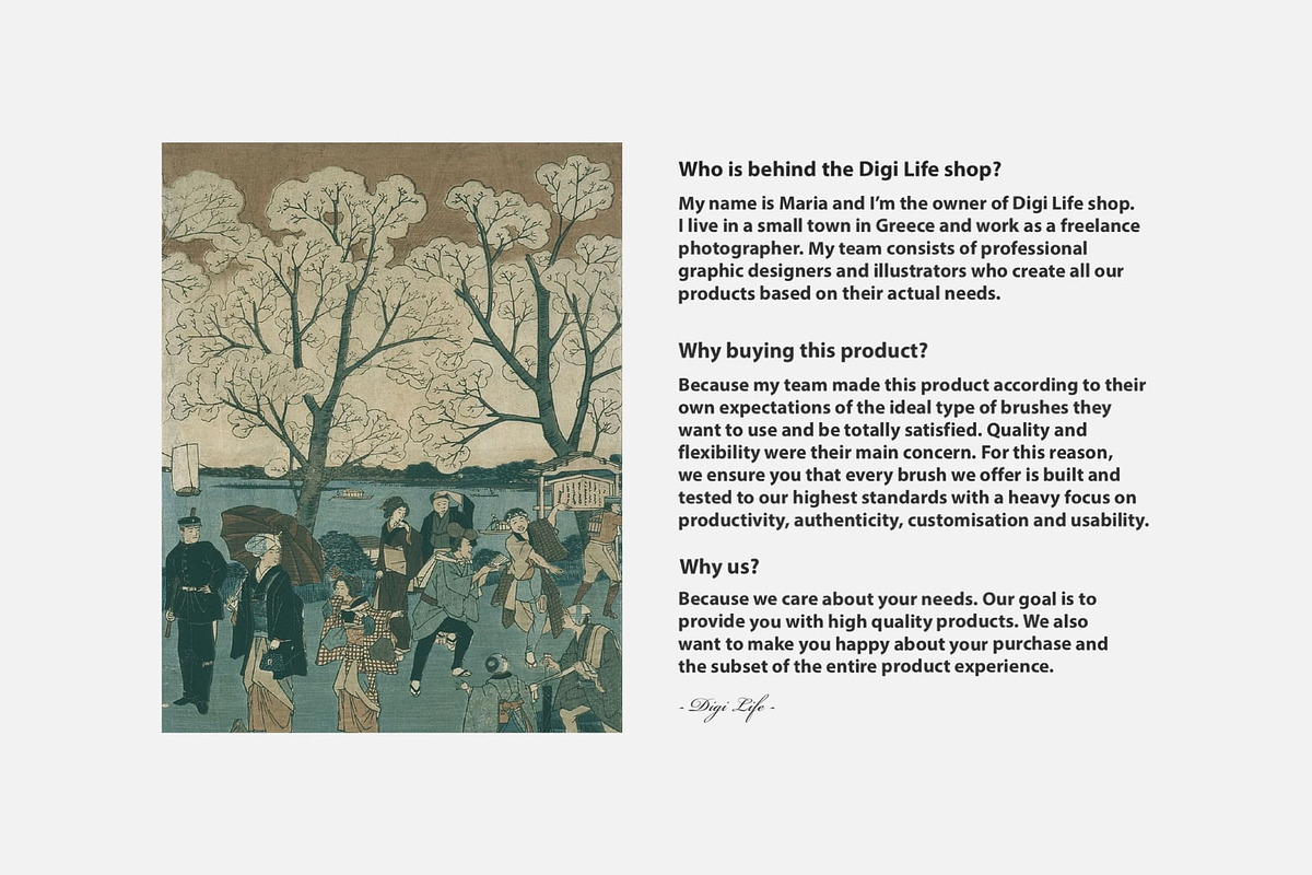Hiroshige III Procreate Kit, a Brush Add-On by Digi Life (Photo 11 of 12)