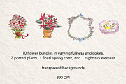 Floral Watercolor Illustrations, a Decorative Illustration by Bbooth88 (Thumbnail 2 of 6)
