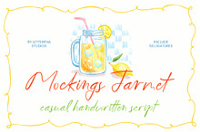 Mockings Jarmet Casual Handwritten
