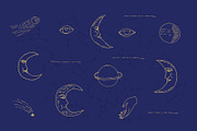 Celestial Patterns & Illustrations, a Pattern Graphic by Youandigraphics (Thumbnail 13 of 14)