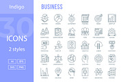 Business Icons, an Outline Icon by Kalash (Thumbnail 2 of 3)