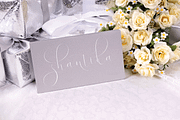 Virgita script, a Script Font by Letter-P (Thumbnail 9 of 10)