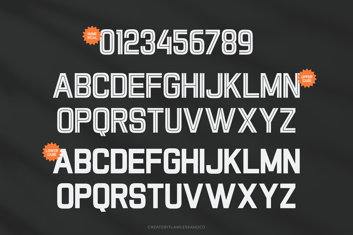 Gridiron - Sport Display Font, a Font by Flawless And Co (Photo 9 of 10)