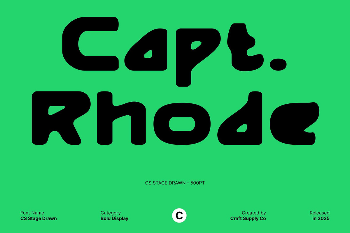 CS Stage Drawn, a Sans Serif Font by Craft Supply Co. (Photo 4 of 8)