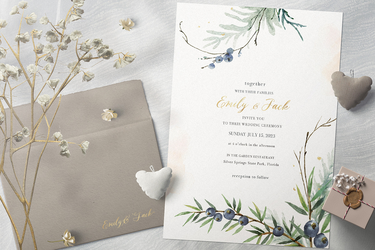 Juniper Wedding Suite, an Illustration by Elena Medvedeva (Photo 5 of 7)