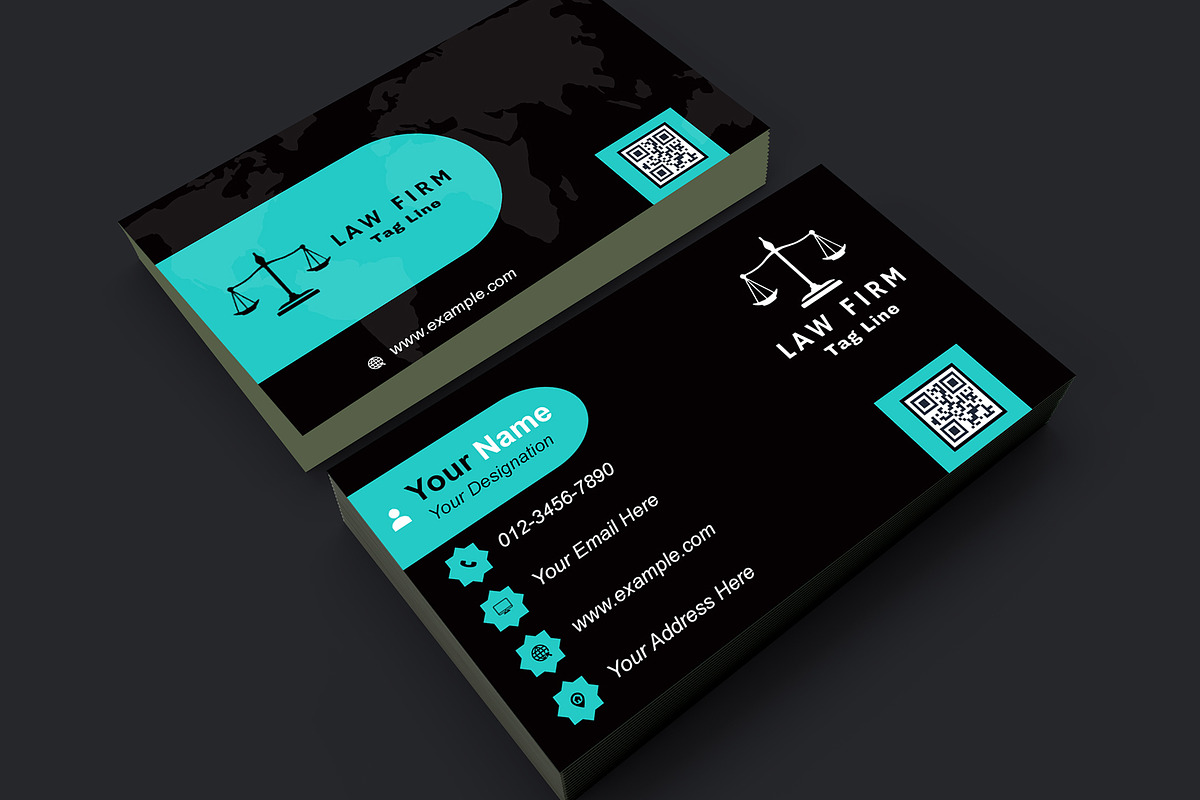 Real Estate Lawyer Card PSD preview 3