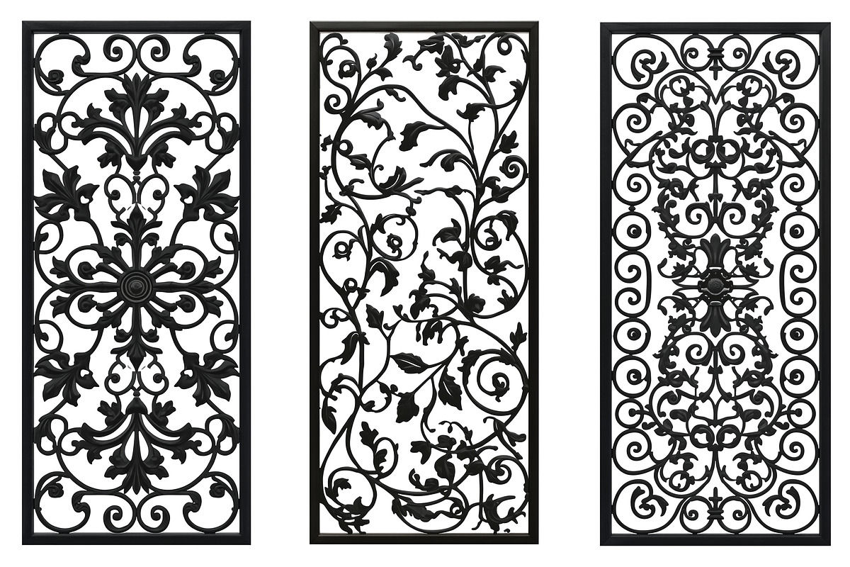 Elegant Lasercut Panel Vector Set, an Illustration by Amazin_art (Photo 6 of 21)