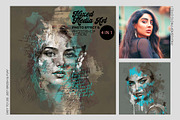 Mixed media art photo effect, an Action Add-On by MRI STUDIO (Thumbnail 1 of 19)