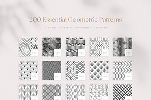 200 Essential Geometric Patterns