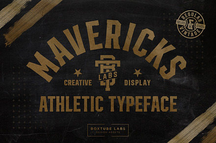 Mavericks - Display Font, a Serif Font by BoxTube Labs