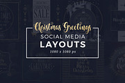 Christmas Social Media Layouts, a Templates & Theme by Medialoot (Thumbnail 1 of 6)