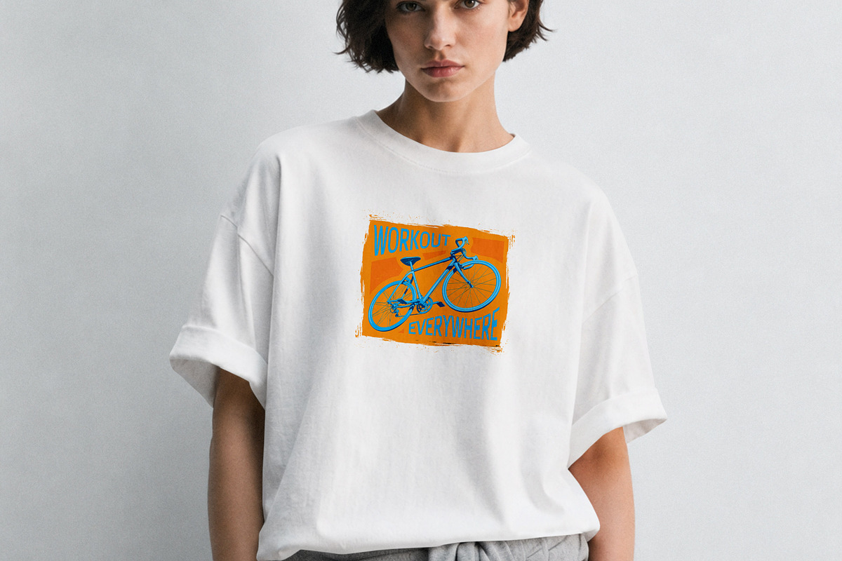 T-Shirt Mockup PSD - Female Model, a Shirt Mockup by Rymden_Fl (Photo 6 of 7)
