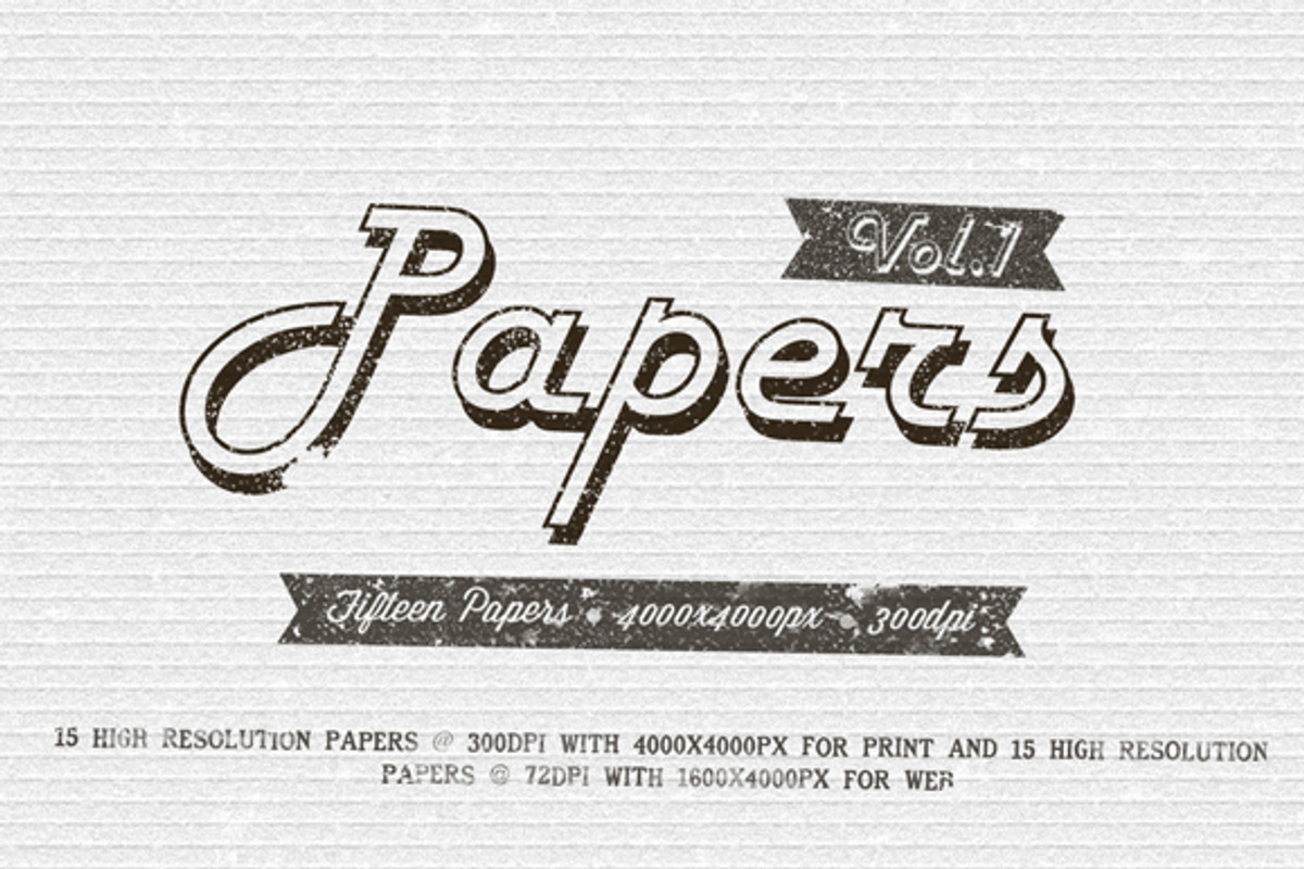 Papers Pack Vol.1