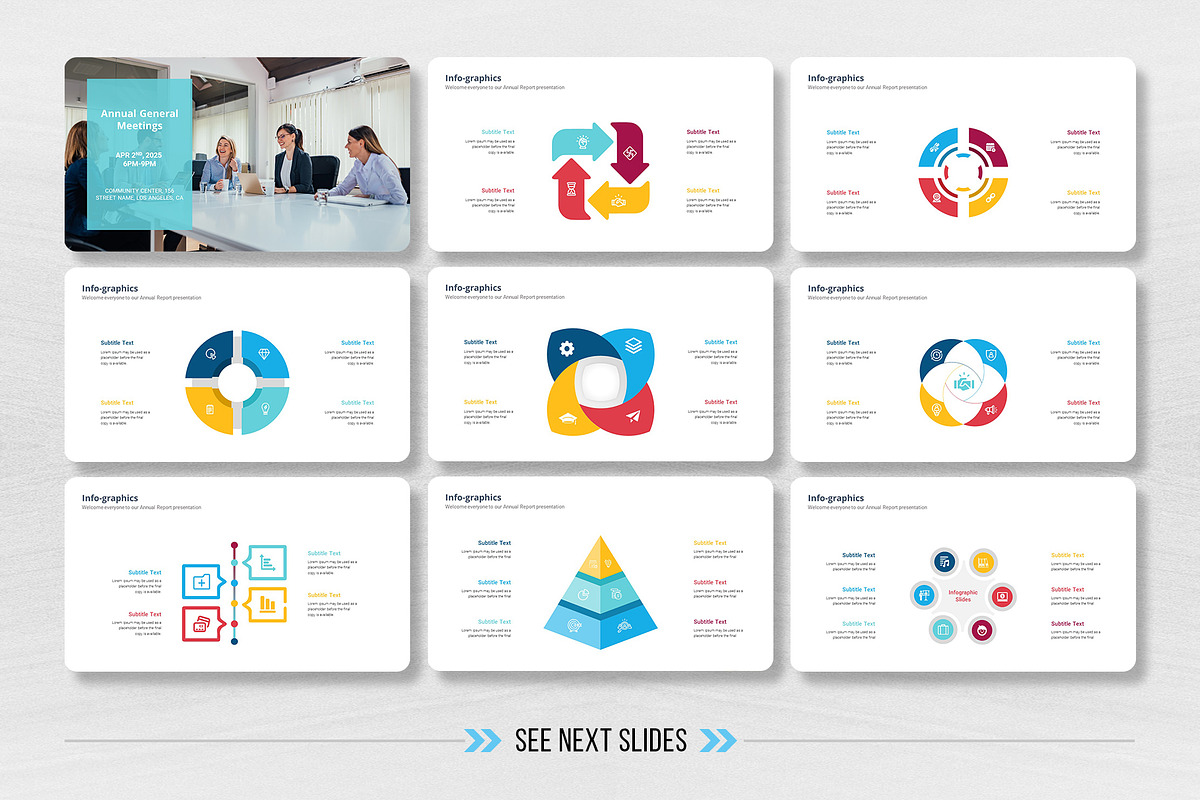 Annual Report Keynote Template, a Presentation Template by White Graphic (Photo 11 of 14)